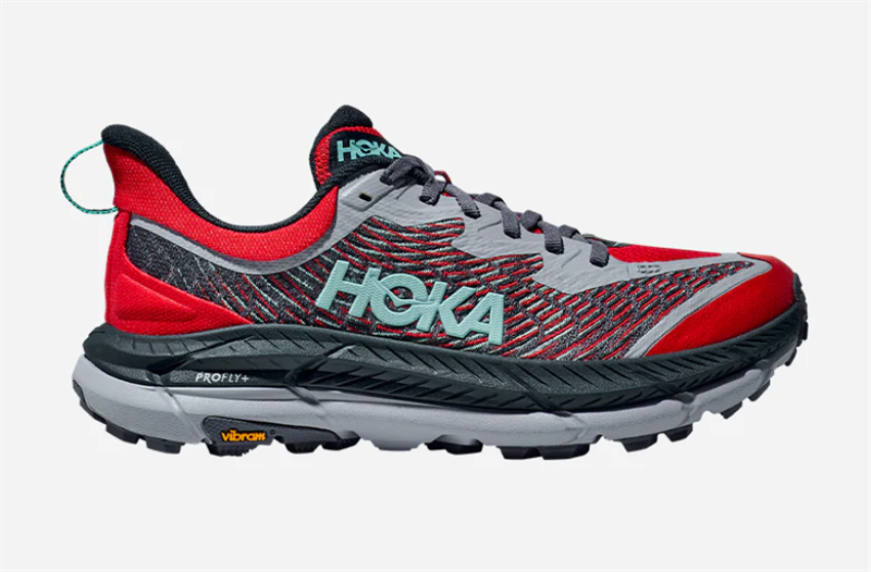  Giày Chạy Trail Nam Hoka Mafate Speed 4 - Màu Hồng Đỏ (Cerise) - FW24 
