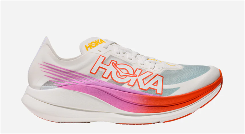  Giày Chạy Bộ Unisex Hoka Rocket X 2 - Màu Trắng Băng (Frost) 