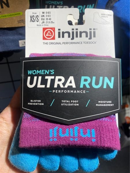  Tất Chạy Siêu Bền 5 Ngón Nữ Injinji Ultra Run Mini-Crew 