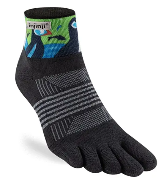  Tất Chạy Trail 5 Ngón Nữ Injinji Artist Designed Midweight Mini-Crew 
