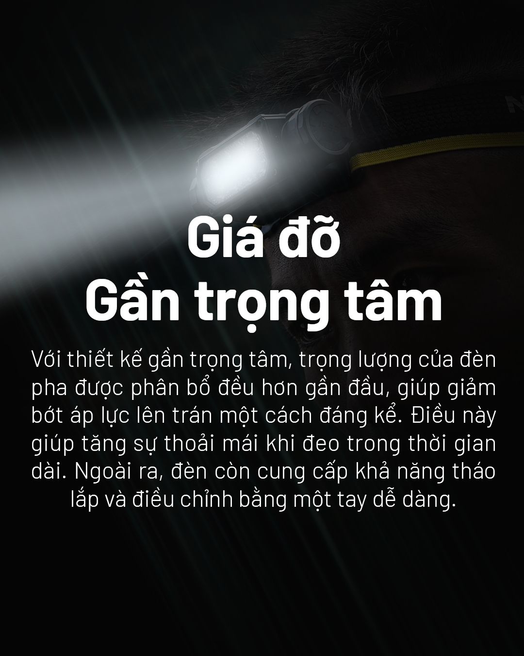  Đèn Đội Đầu Chạy Địa Hình Nitecore HC65 UHE -2000 lumen 