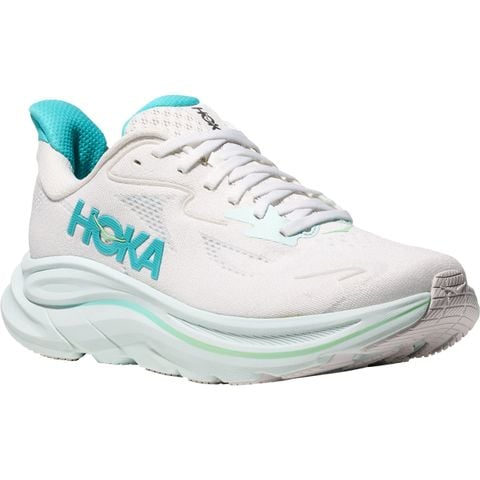  Giày Chạy Bộ Nữ Hoka Clifton 10 - Màu Trắng Xanh Da Trời 