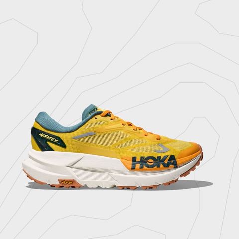  Giày Chạy Trail Nam Hoka Mafate X - Màu Vàng Xám - SS25 