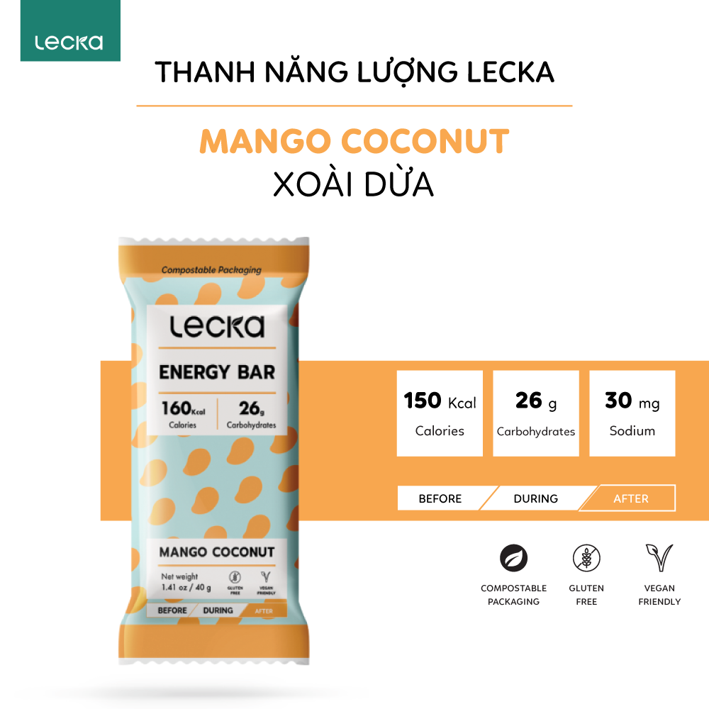  Thanh Năng Lượng Lecka Energy Bar - 40g 
