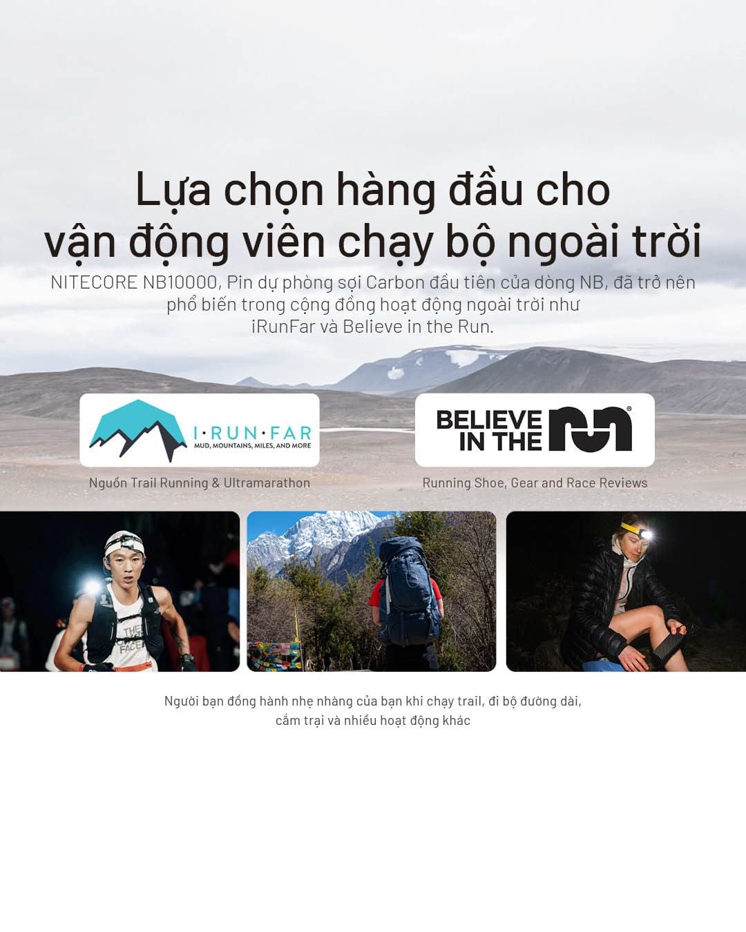  Sạc dự phòng vỏ Carbon siêu nhẹ Nitecore NB10000 Gen3 Power Bank 