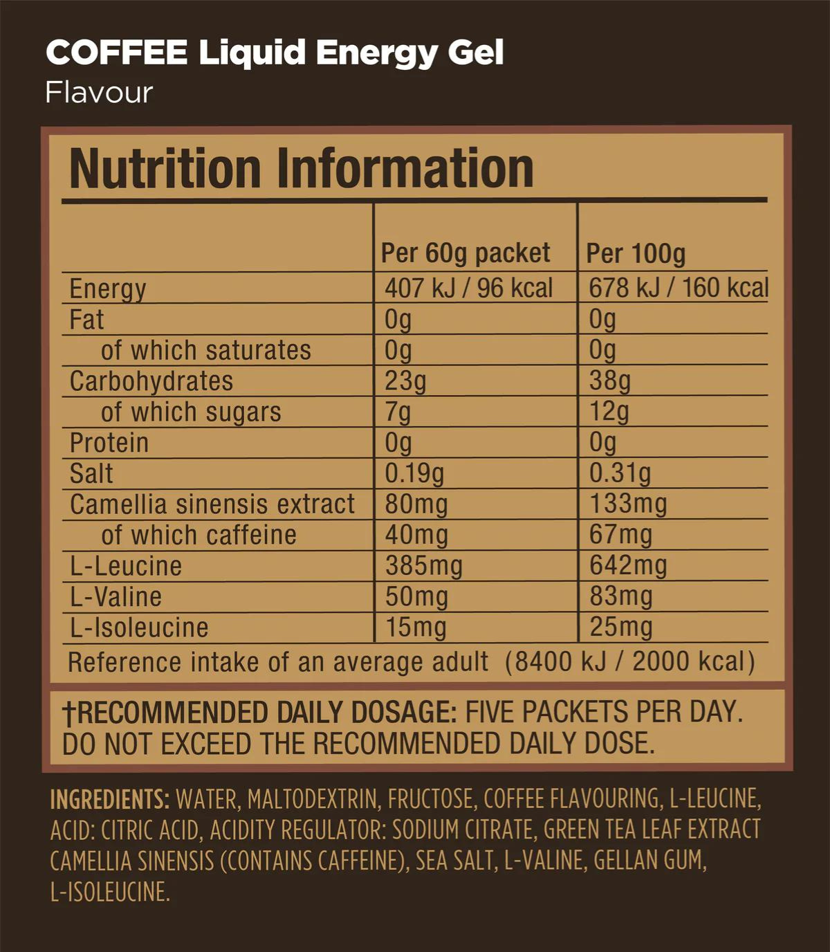  Gel Năng Lượng Dạng Lỏng GU Liquid Energy Gel 