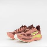  Giày Chạy Trail Nữ Hoka Challenger 8 Wide - Màu Hồng Nâu (Blush/Dark Cedar) 