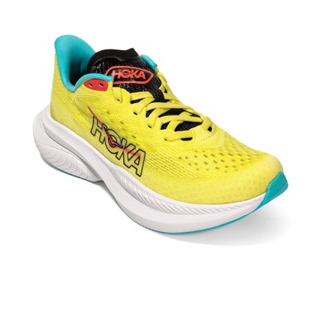  Giày Chạy Bộ Nữ Hoka Mach 6 - Màu Vàng Xanh (Yuzu/Cielo Blue) - SS25 