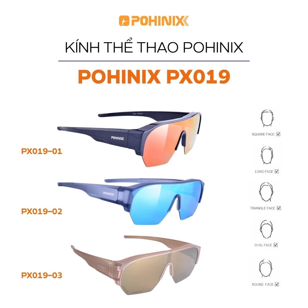  Kính Mát Thể Thao Pohinix PX019 