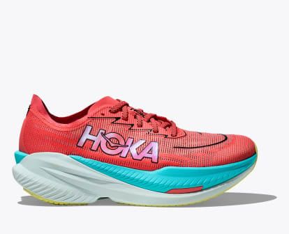  Giày Chạy Bộ Nam Hoka Mach X 2 Wide - Màu Bưởi (Grapefruit) - SS25 