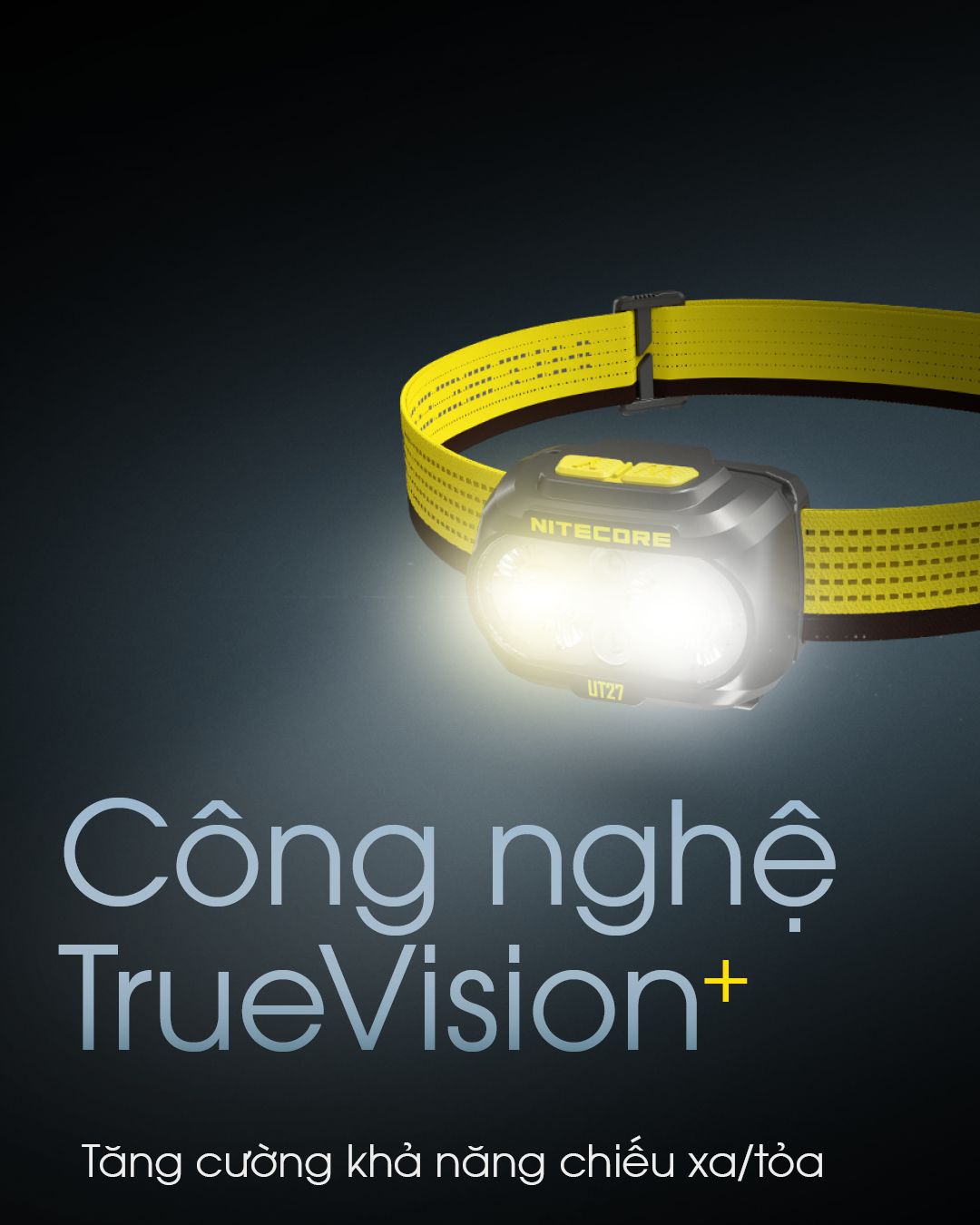  Đèn Đội Đầu Chạy Trail Nitecore UT27 Pro - 800 Lumens 