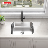 Chậu rửa bát Konox Tari 5744SM – Thiết kế Nhật Bản tinh tế, tối ưu cho căn bếp hiện đại