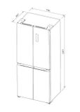 Tủ Lạnh Malloca Kitchen-fit MF428SBI