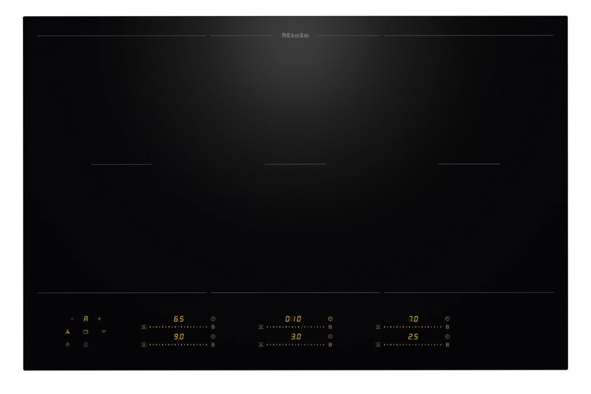 Từ Miele KM 8585 FL 6 vùng nấu PowerFlex