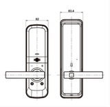 Khóa Điện Tử Hafele ML2502B 912.21.048 – Giải Pháp An Ninh Thông Minh Cho Cửa Gỗ Hiện Đại