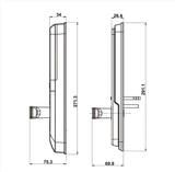 Khóa Điện Tử Hafele ML2502B 912.21.048 – Giải Pháp An Ninh Thông Minh Cho Cửa Gỗ Hiện Đại