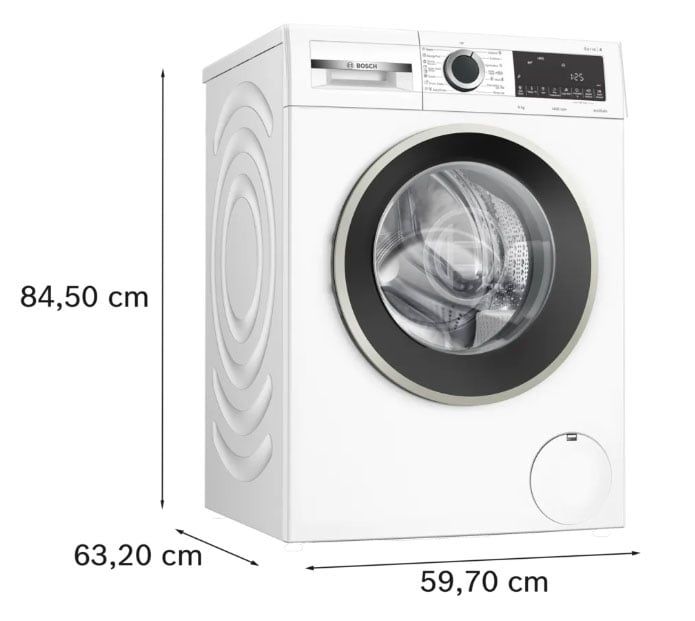 Kích thước của Máy Giặt Bosch WGA14400SG 9kg