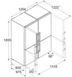 Tủ Lạnh Side by Side Liebherr XRFsd 5265 – Đỉnh Cao Lưu Trữ Chuẩn Âu Cho Không Gian Bếp Sang Trọng