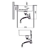 Chậu Inox Hafele R10 HS25-SSN1S-540 567.24.480 – Đẳng cấp từ chất liệu, tinh tế từ thiết kế