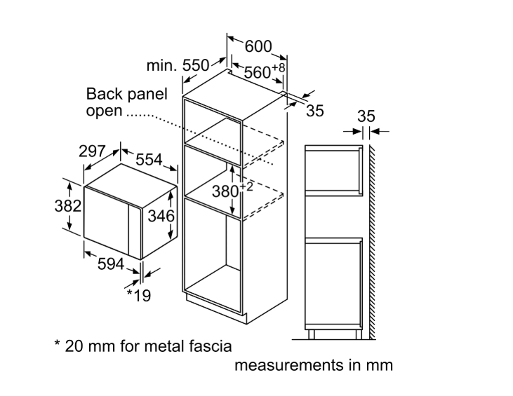 Lắp đặt Lò Vi Sóng Bosch BEL524MB2 Serie 6 âm tủ