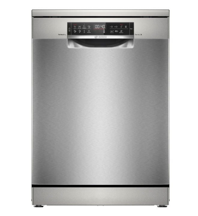 Máy rửa bát Bosch SMS6ZCI01P thiết kế sang trọng, độc lập, màu inox