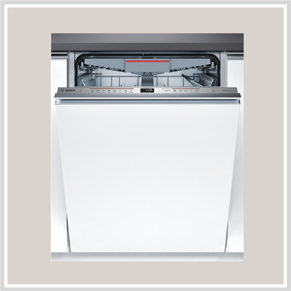 Ảnh toàn cảnh máy rửa bát Bosch SMV4ECX16E âm tủ thiết kế sang trọng