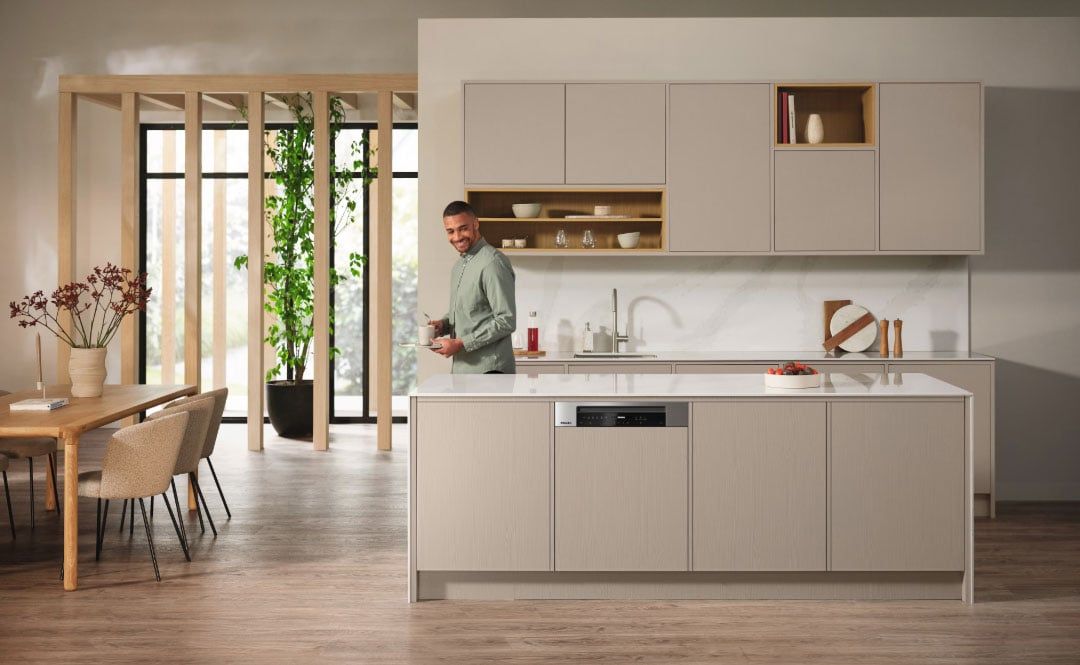 Máy Rửa Bát Âm Tủ Miele G7601 SCi thiết kế lắp đặt bán âm tủ