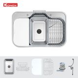 Chậu rửa bát Konox Tari Smart 7851 – Thiết kế Nhật Bản chống xước, tối ưu cho bếp hiện đại