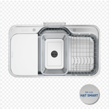 Chậu rửa bát Konox Tari Smart 9051 – Thiết kế Nhật Bản chống xước, sang trọng cho bếp hiện đại