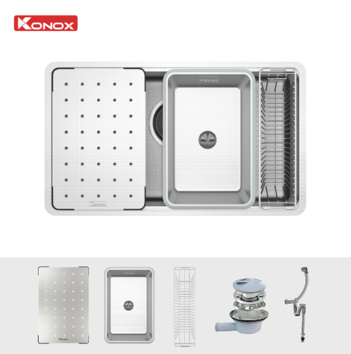 Chậu rửa bát Konox Dekor 8044SU