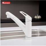 Vòi rửa bát Konox Kira White – Thiết kế Nhật Bản thanh lịch, điểm nhấn tinh tế cho căn bếp hiện đại
