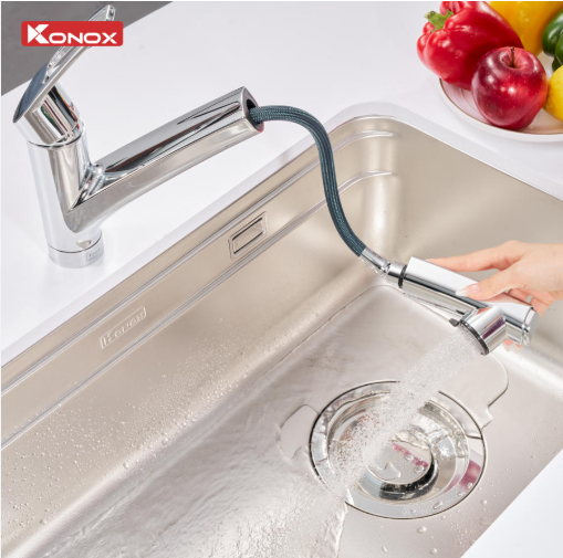 Vòi rửa bát Konox Kira Chrome