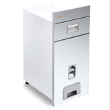 Thùng Gạo Nút Nhấn Eurogold GB250S Mặt Kính Bạc 250mm