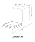 Máy Rửa Chén Malloca MDW15-5035TD – 15 Bộ, Sấy Khí Nóng, Đèn UV, Lắp Độc Lập Hoặc Âm Tủ