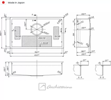 Chậu Rửa Bát Shigeru LE JSN – K FS – Chậu 1 Hố Made in Japan
