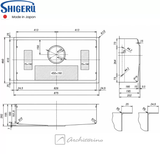 Chậu Rửa Bát Shigeru LE JSL – K FS – Chậu Nhật 1 Hố Rộng, Tối Giản Và Thực Dụng