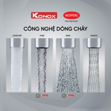 Vòi rửa bát Konox Reno Smart – Rút dây linh hoạt, xoay 360° tiện nghi cho căn bếp hiện đại