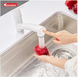 Vòi rửa bát Konox Kira White – Thiết kế Nhật Bản thanh lịch, điểm nhấn tinh tế cho căn bếp hiện đại