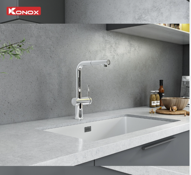Vòi rửa bát Konox Stream Smart Chrome
