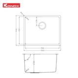 Chậu Rửa Konox Tari 500SM