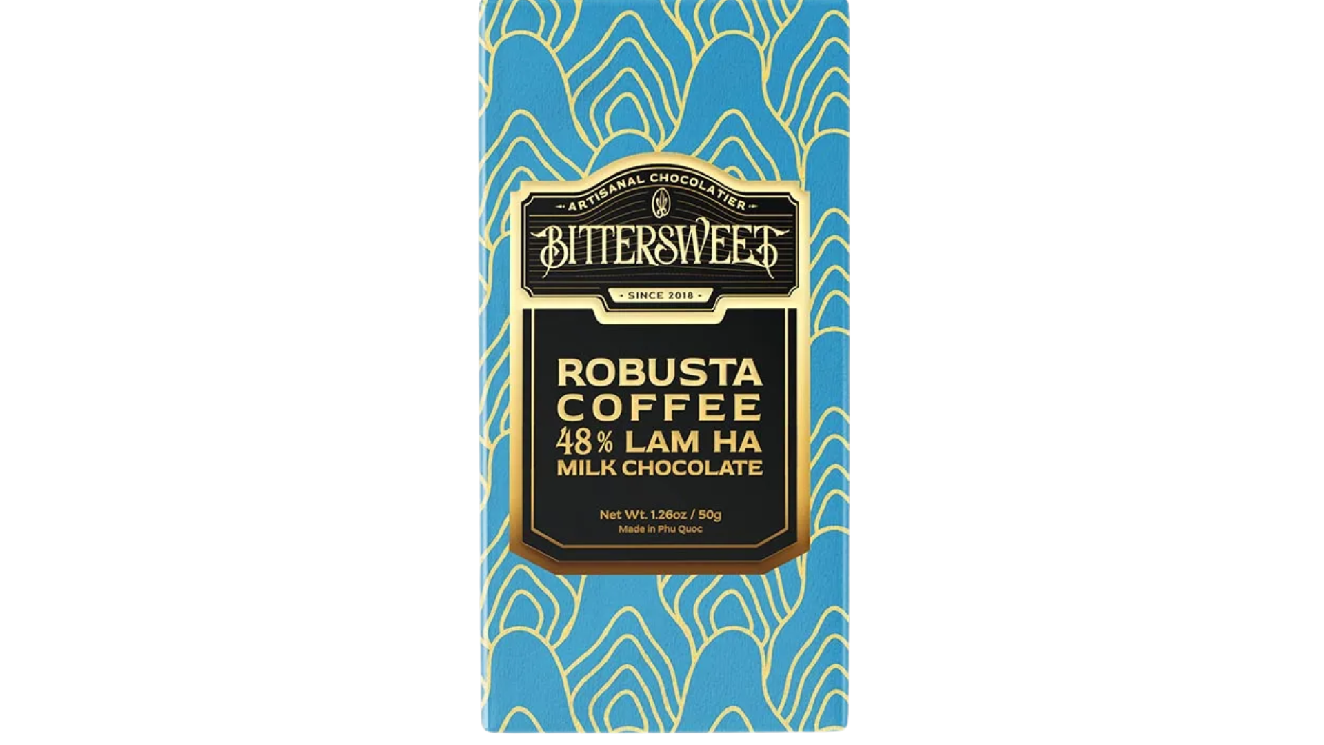  Socola Bittersweet - Socola Sữa Vị Lâm Hà Robusta 48% - 50GR 