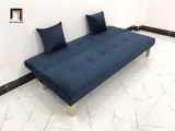  Bộ ghế sofa giường bed 1m7 GBL1 xanh đậm vải nhung nhỏ gọn 