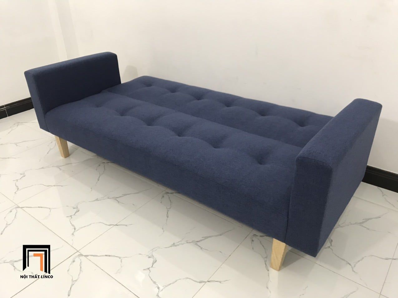  Bộ ghế sofa giường nằm 2m GBL2 thông minh màu xanh đậm 