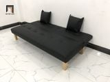  Bộ ghế sofa bed bật giường GBL1 da giả đen giá rẻ dài 1m7 