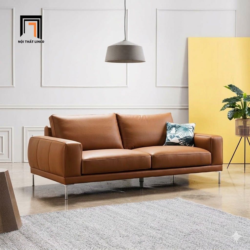  Ghế sofa băng phòng khách chung cư BHQ40 Palmas 2m da giả 