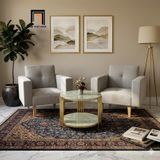  Ghế sofa đơn nhỏ cho căn hộ chung cư DL4 GBL2 màu xám trắng 