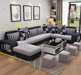  Sofa U UT54 Eduard dài 3m5 phối màu hiện đại 