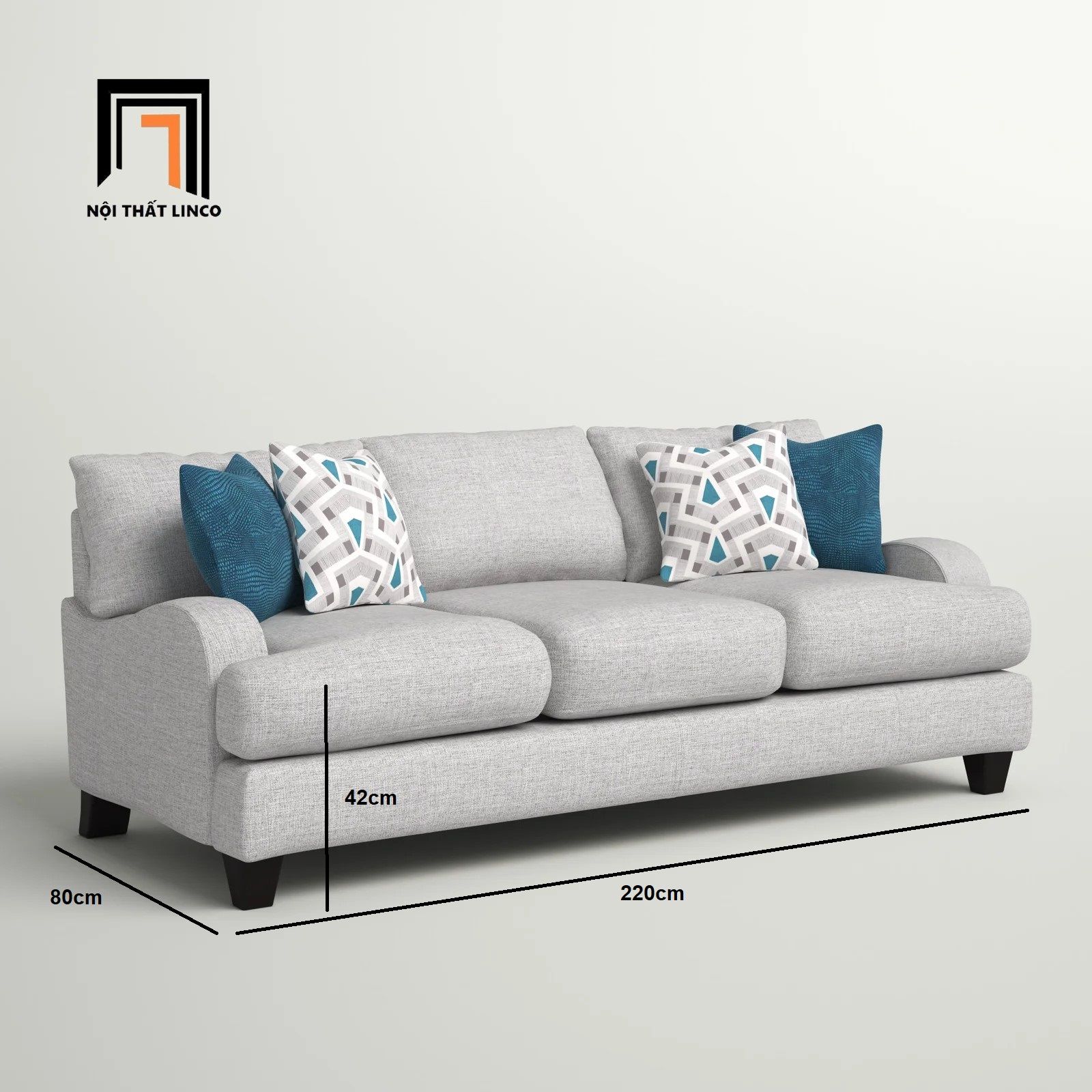  Ghế sofa băng 2m2 BT21 Somerville phong cách cổ điển châu Âu 