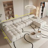  Sofa U cao cấp UT52 Neuvy dài 2m64 bọc nỉ nhung 