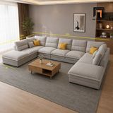  Sofa U vải nỉ UT86 Vista 3m5 x 2m05 cao cấp 